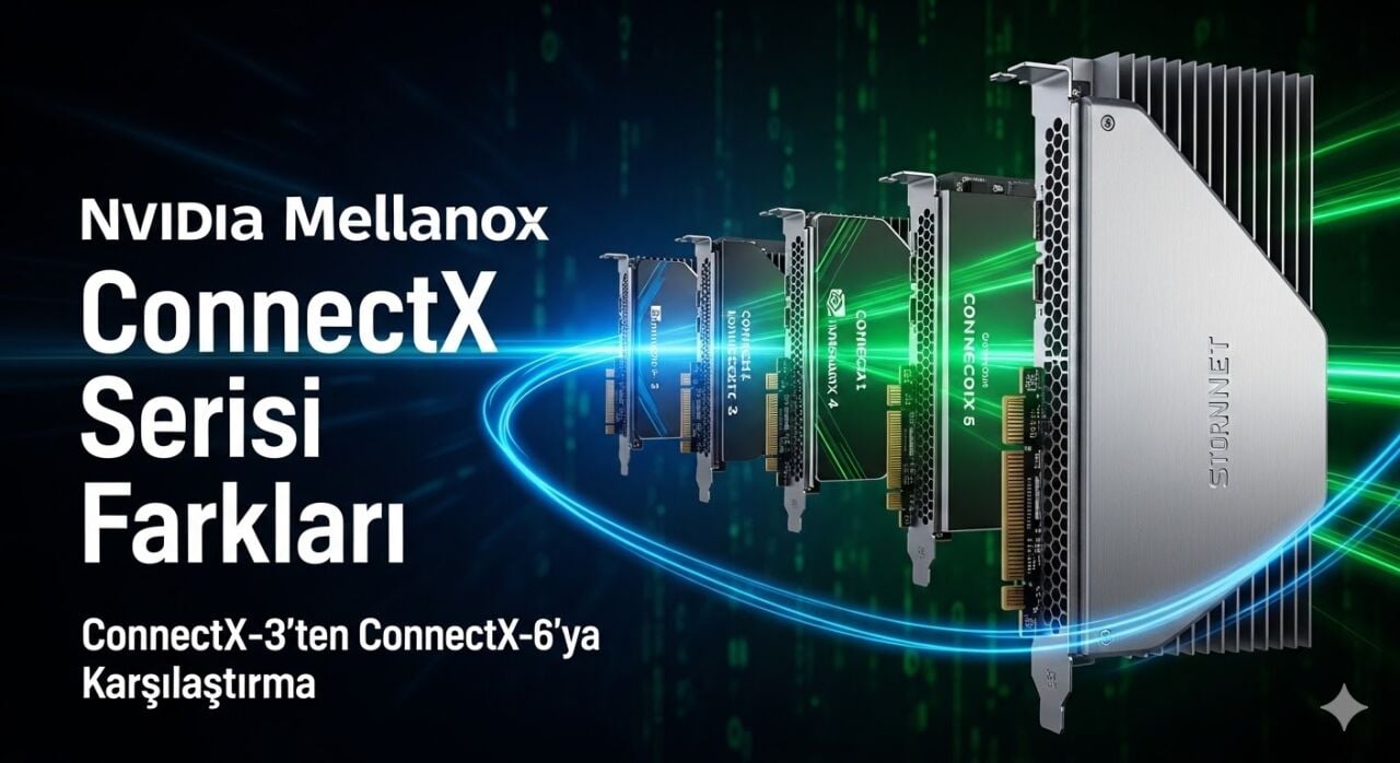 Nvidia Mellanox ConnectX-3 / ConnectX-4 / ConnectX-5 ve ConnectX-6 Farkları nedir