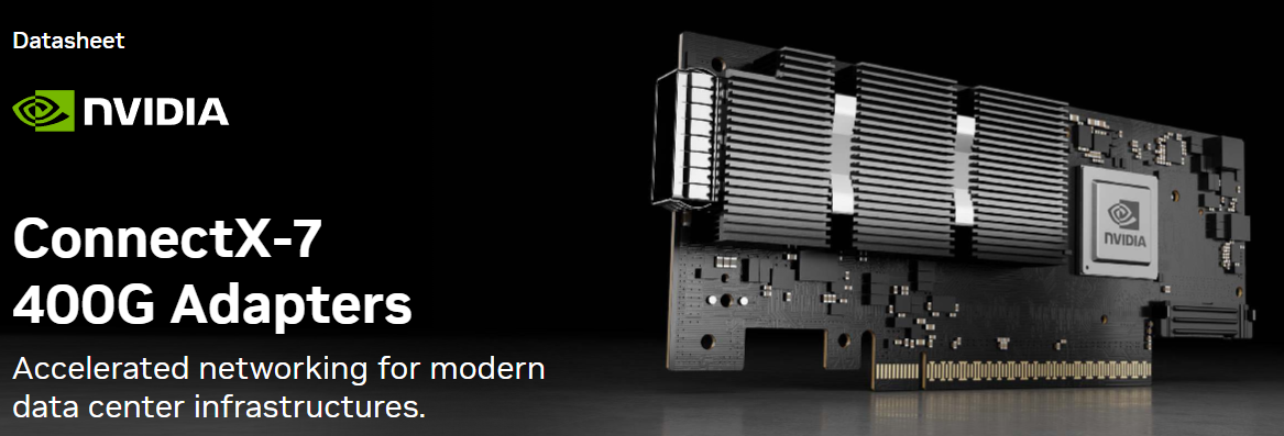 NVIDIA ConnectX-7 SmartNIC ile 400Gb/s Ethernet ve infiniband Kartlar