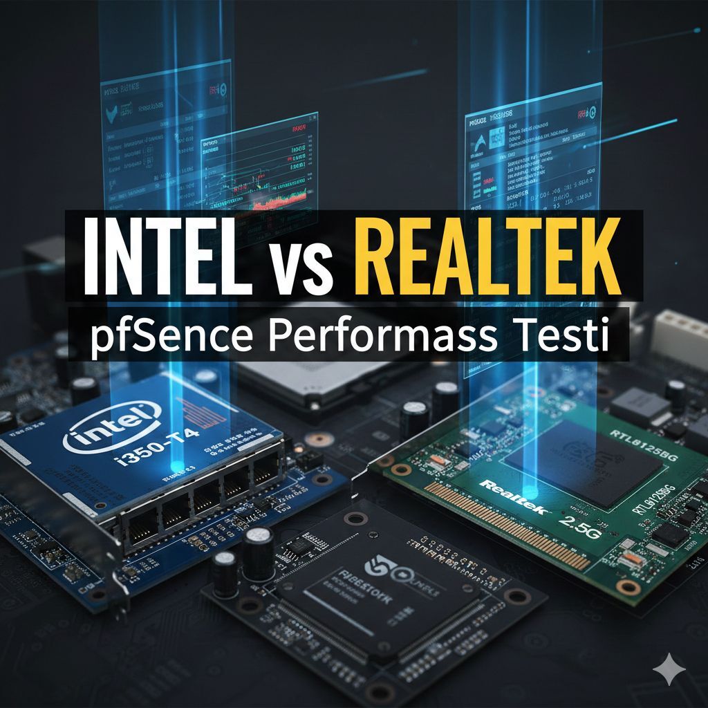 pfSense İçin Ağ Kartı Seçim Rehberi: Intel i350/i226 vs Realtek RTL8111/8125