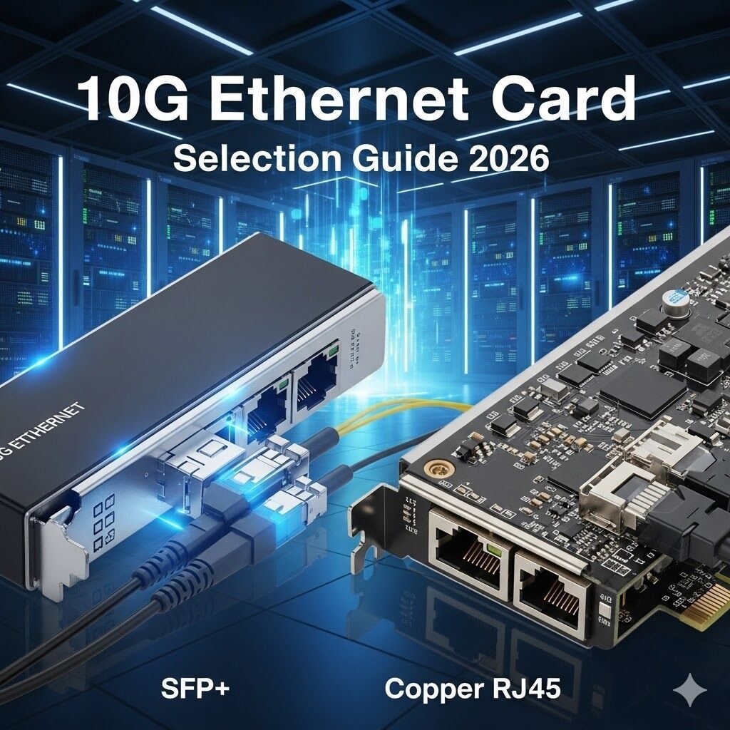 10G Ethernet Kartı Seçim Rehberi (2026) – SFP+ vs RJ45