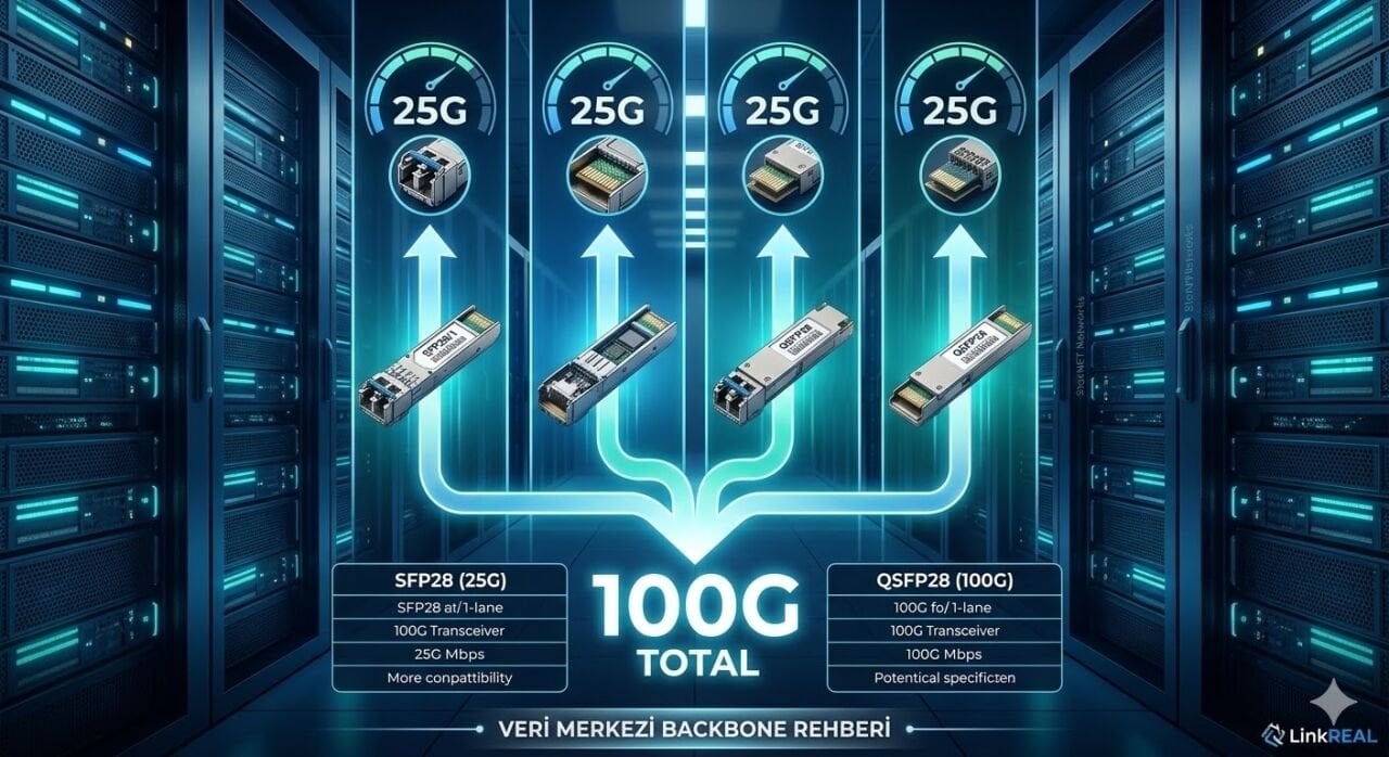QSFP28 Nedir? (100G Transceiver Rehberi)