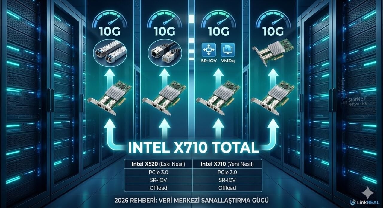 Intel X710 Nedir? (10G Ethernet Kart Rehberi)