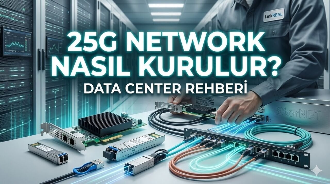 25G Network Nasıl Kurulur? (Data Center Rehberi)
