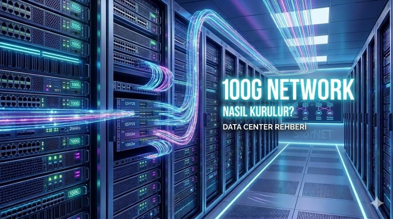 100G Network Nasıl Kurulur? (Data Center Rehberi)