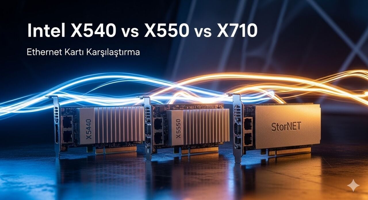 Intel X540 vs X550 vs X710 Ethernet Kartı Karşılaştırması | StorNET Intel Chipset Rehberi