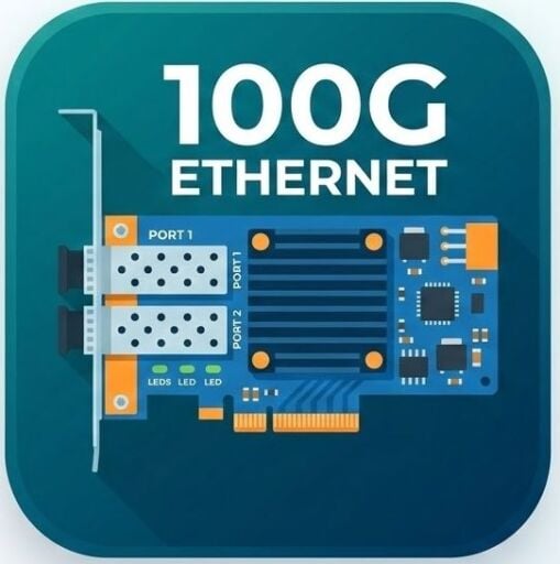 100GbE (100 Gigabit) Ethernet Kartları ve Adaptörleri