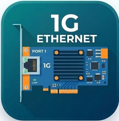 Ethernet Kartı 1 Gigabit ( Fiber ve RJ45 )