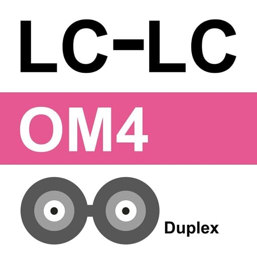 OM4 Fiber Patch Kablo LC-LC Multimode 50/125 | 10G 25G 40G 100G LSZH – LinkREAL