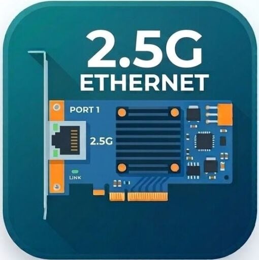 2.5G Ethernet Kartları (2500 Mbps)