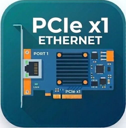 x1 Slot Ethernet Kartı