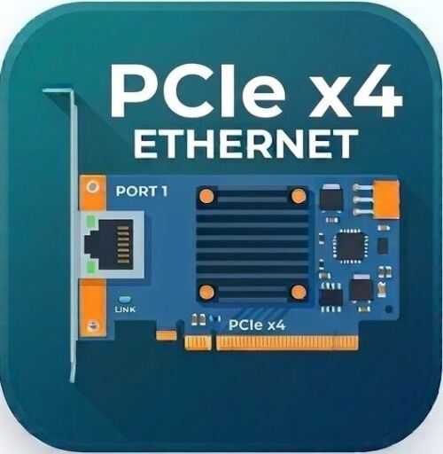 x4 Slot Ethernet Kartı