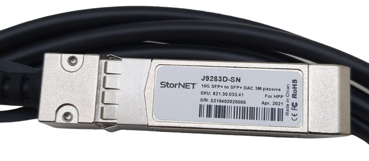 3 Metre DAC Kablo HPE Aruba 10G Switch uyumlu J9283D | StorNET