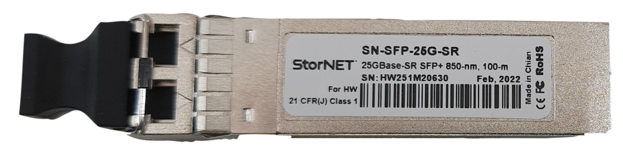 Huawei Transceiver 25G SFP-25G-SR (SFP28) | StorNET