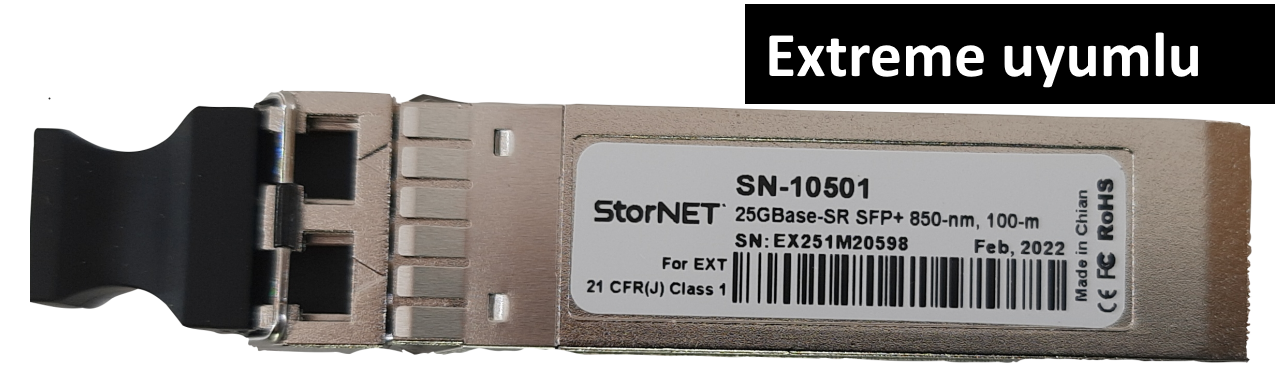 Extreme 25G Transceiver SR LC MMF (SFP28) | StorNET