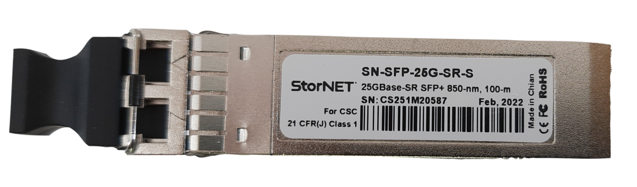 25G Transceiver (SFP28) MM SR | StorNET