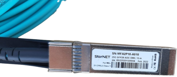 AOC Dac Kablo Mellanox 25G (SFP28) 10 metre StorNET