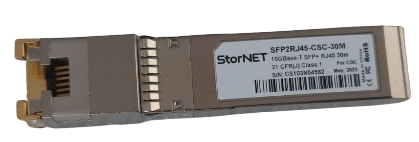 10Gbase-T RJ45 to SFP+ Transceiver Modül