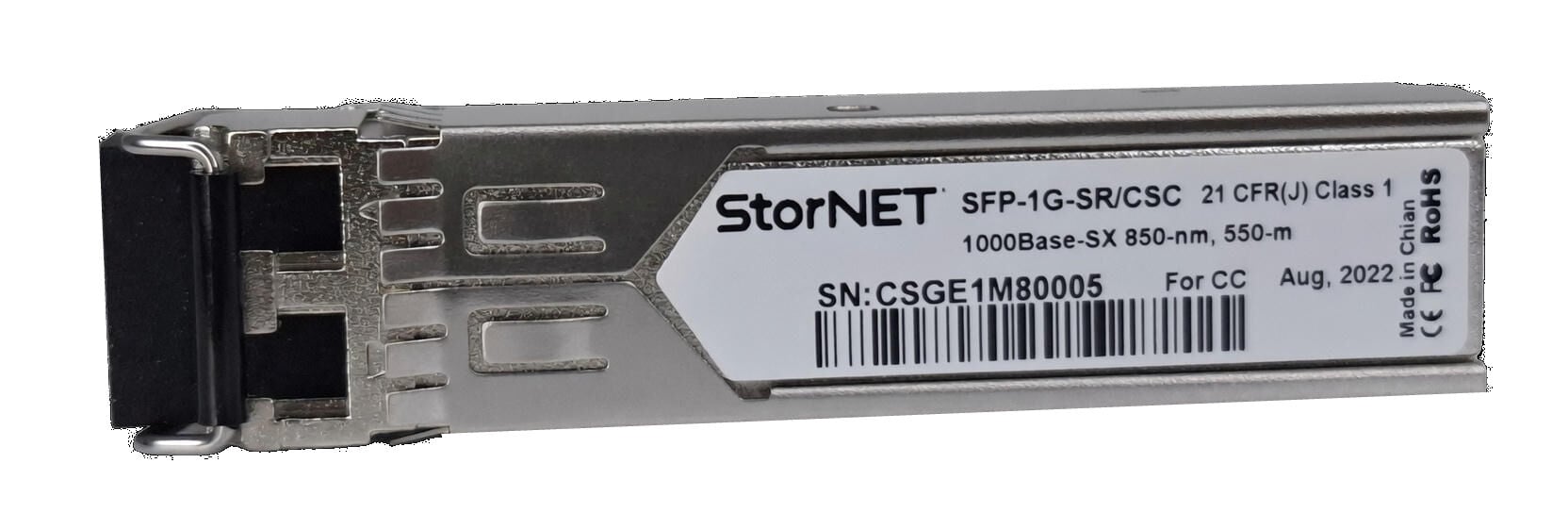 Cisco 1000Base-SX 850nm SFP Transceiver SFP-1G-SR | StorNET
