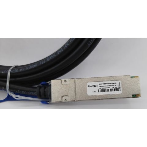 3 Metre 100G Dac Kablo 100G QSFP28 Cisco Dell Mellanox uyumlu | StorNET