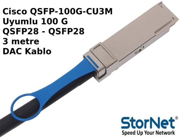 Dac Kablo 3 metre Cisco 100G QSFP-100G-CU3M | StorNET