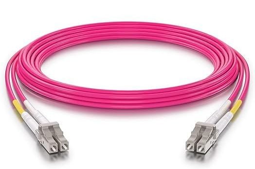 LC-LC Fiber Optik Patch Kablo 10 metre Multimode Duplex 50/125 Om4