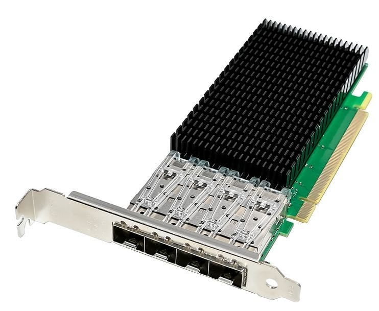 intel Ethernet Kartı 4-Port 25G E810-XXVDA4 PCIe Gen4x16 StorNET