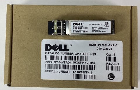 DELL 10G SFP+ Transceiver GP-10GSFP-1S Multi Mode 300 Metre