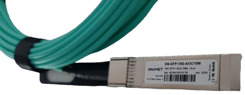 10G SFP+ AOC Aktif Optik Kablo - 10 Metre | Kesintisiz Yüksek Hız