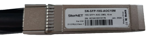 10G SFP+ AOC Aktif Optik Kablo - 10 Metre | Kesintisiz Yüksek Hız