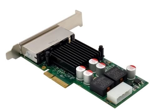 1 GbE 4 Port intel NHI350AM4 Poe+ Vision Frame Grabber Ethernet