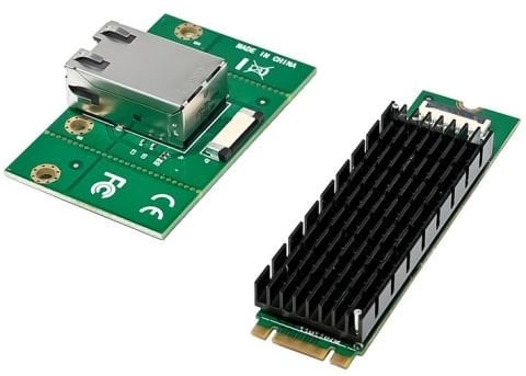 M.2 B+M mGig AQC107 Single-10G Copper Ethernet Kartı | StorNET