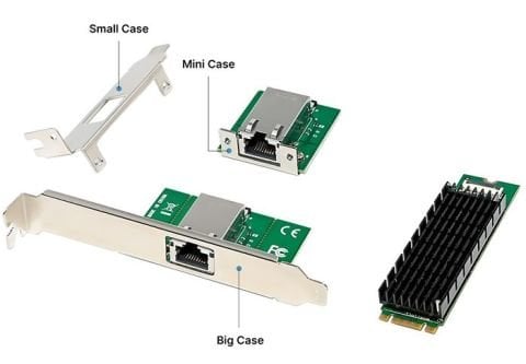 M.2 B+M mGig AQC107 Single-10G Copper Ethernet Kartı | StorNET