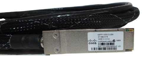 DAC Kablo Cisco 100GBASE-CR4 5 metre QSFP-100G-CU5M