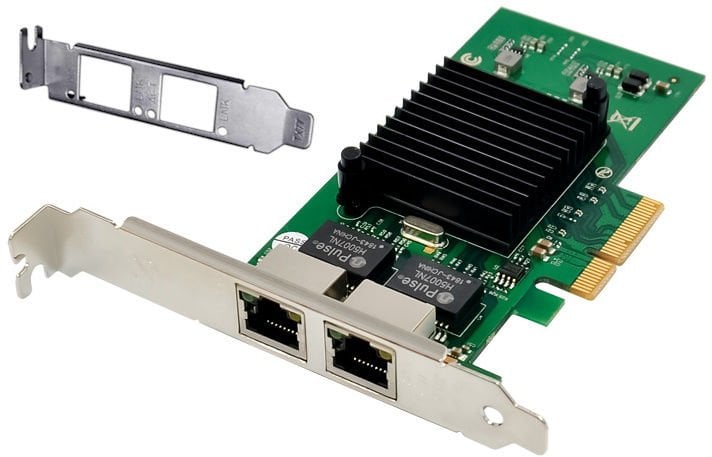 Intel 82576EB Gigabit Pci-E X4 2 Port Ethernet Kartı | StorNET
