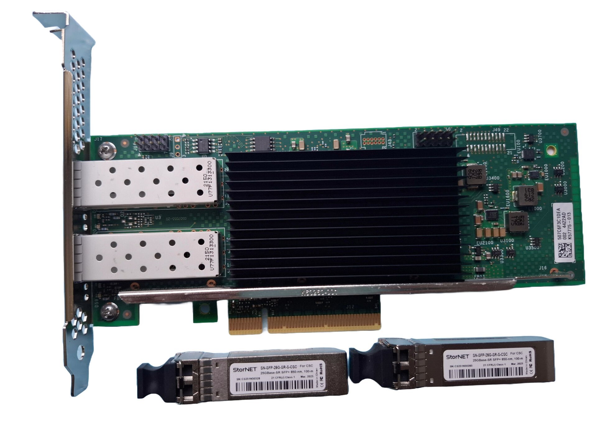INTEL E810-XXVDA2 25G 2-port Ethernet + StorNET 25G Transceiver