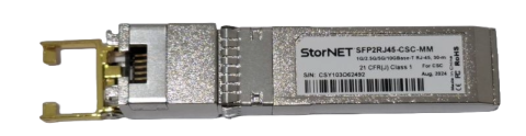 10G/5G/2.5G/1G RJ45 Cat6A 30 Metre RJ45 to SFP Adaptör