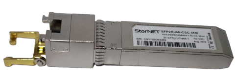 10G/5G/2.5G/1G RJ45 Cat6A 30 Metre RJ45 to SFP Adaptör