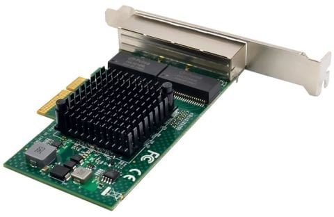 Broadcom BCM5719 4-Port PCIe x4 1GbE Ethernet Kartı
