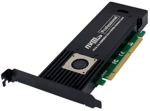 NVMe Kart PCIe 3.0 x16 x8 ASM2824 Quad- M.2 M 2280