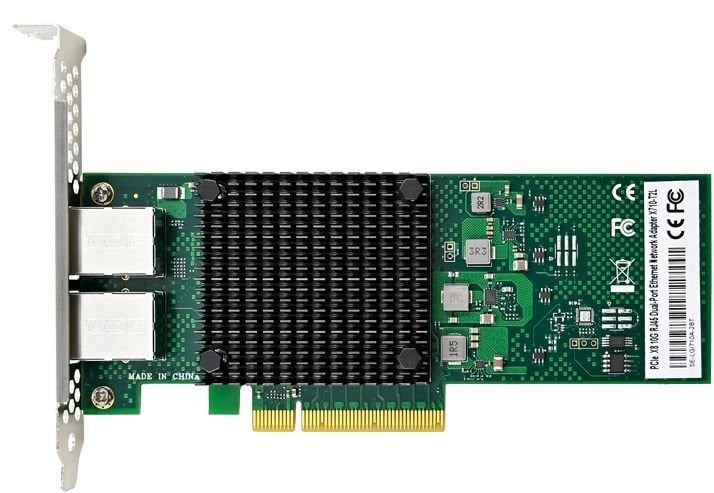 Intel X710-T2L Dual / 2 Port 10GbE PCI-E X8 Ethernet Kart - StorNET