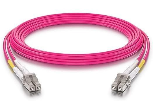 LC-LC Fiber Optik Patch Kablo 5 metre Multimode Duplex 50/125 Om4
