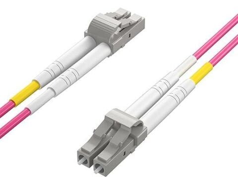 30 Metre LC-LC Fiber Optik Patch Kablo - Multimode Duplex OM4 50/125 40G/100G LSZH