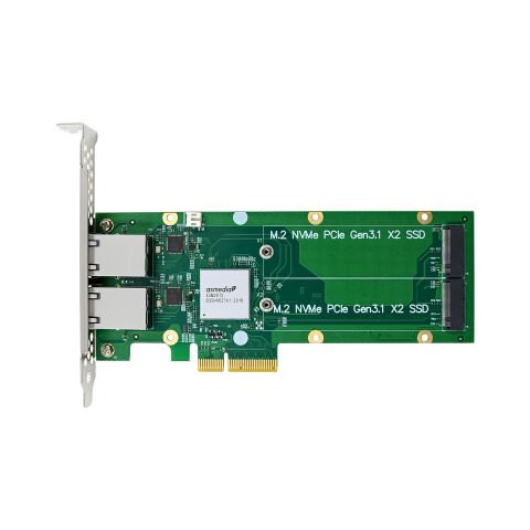 Dual 2.5 Gbase Ethernet Kartı + Dual NVMe M.2 Disk Yuvası