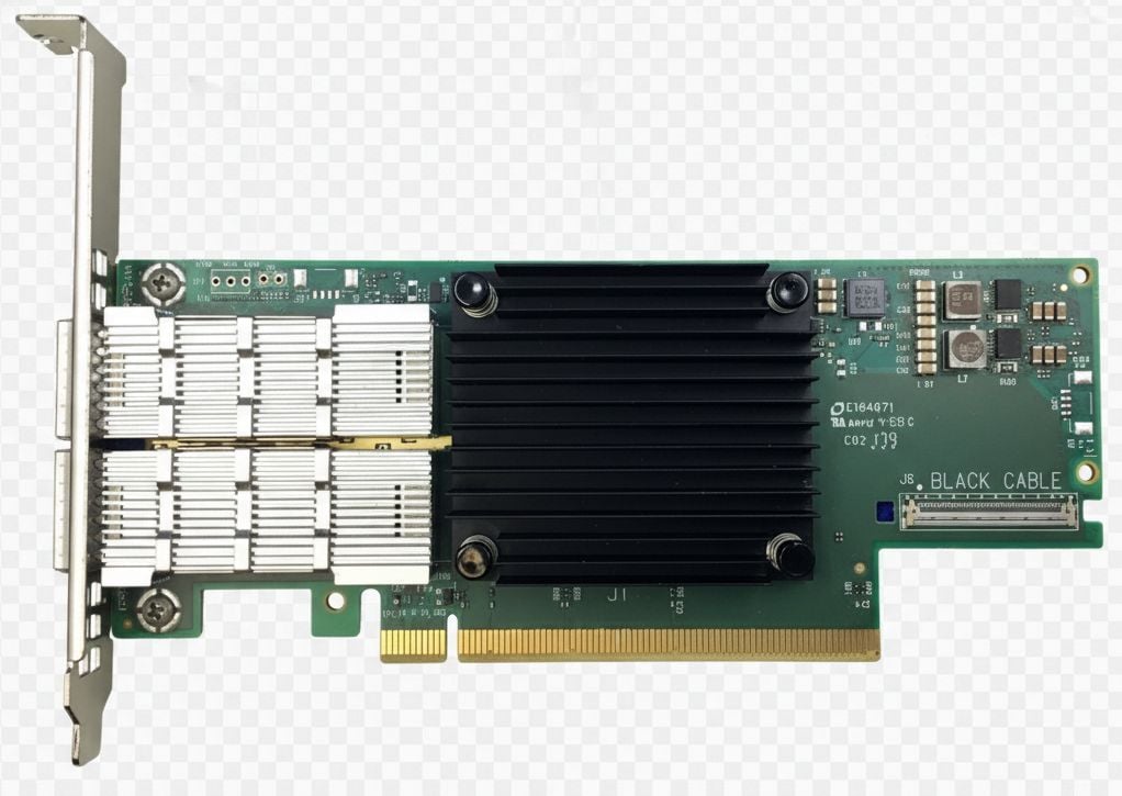 NVIDIA Mellanox ConnectX-6 VPI MCX653106A-HDAT | 200GbE/HDR InfiniBand Çift Port QSFP56 Ağ Kartı