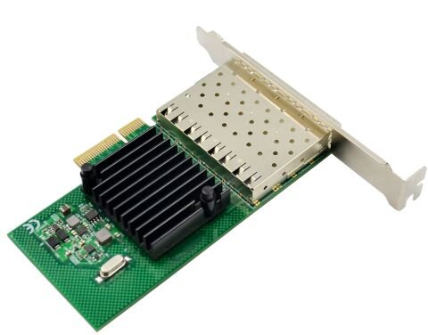Intel chipset I350-F4 Dört Port Fiber Gigabit Ethernet Kartı | PCIe x4 SFP