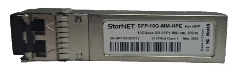 10G MM 850nm HPE uyumlu SFP+ Transceiver | StorNET