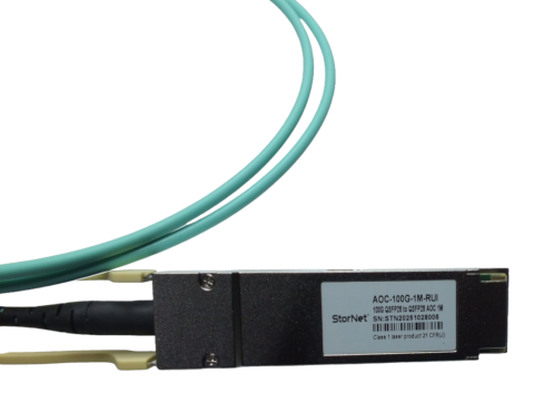 Ruijie Uyumlu 100G QSFP28 AOC Aktif Optik Kablo - 1 Metre | Stornet