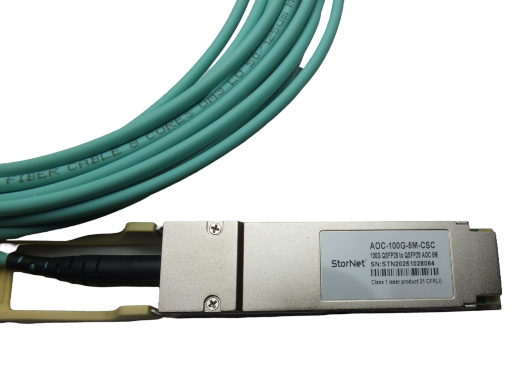 100G AOC Kablo 5-metre Cisco Kod – StorNET AOC-100G-5M-CSC