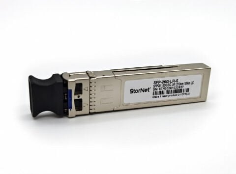 25G / 10G Multi-Rate SFP28 Transceiver LR 1310nm DOM/DDM | StorNET