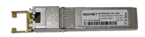 10GBASE-T RJ45 SFP+ Transceiver Modül - 30 Metre | Bakır Altyapıda 10G Hız